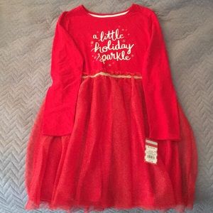 Cat and Jack Christmas dress XL (14/16) NEW